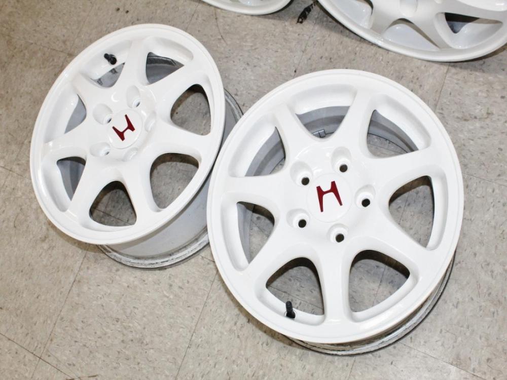 JDM 96-00 Honda Civic Type R EK9 OEM 5 Lug Enkei 15 Inch Wheels: Image 16