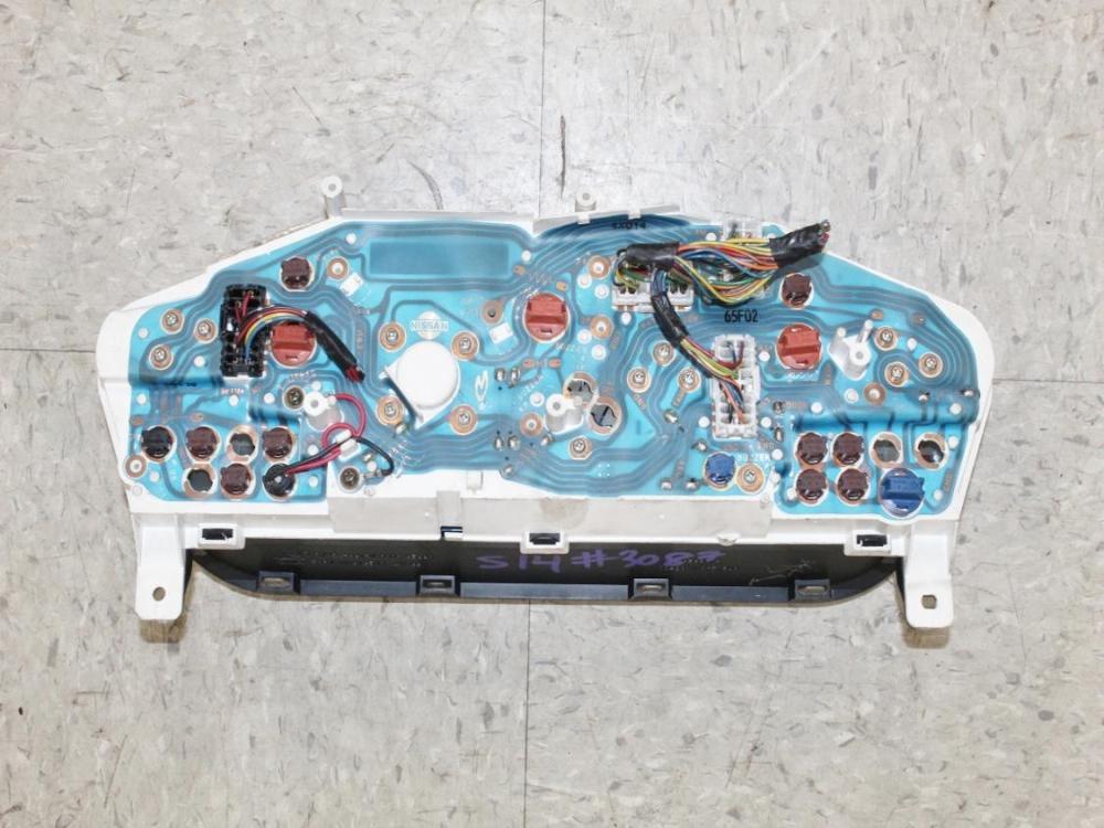 JDM 1995-1998 NISSAN S14 240SX GAUGE CLUSTER OEM KM/H: Image 7
