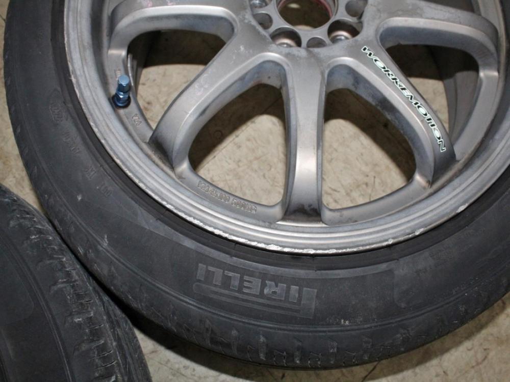 JDM Work Emotions XD9 5x100 17X7 +47 Wheels with Tires: Image 4