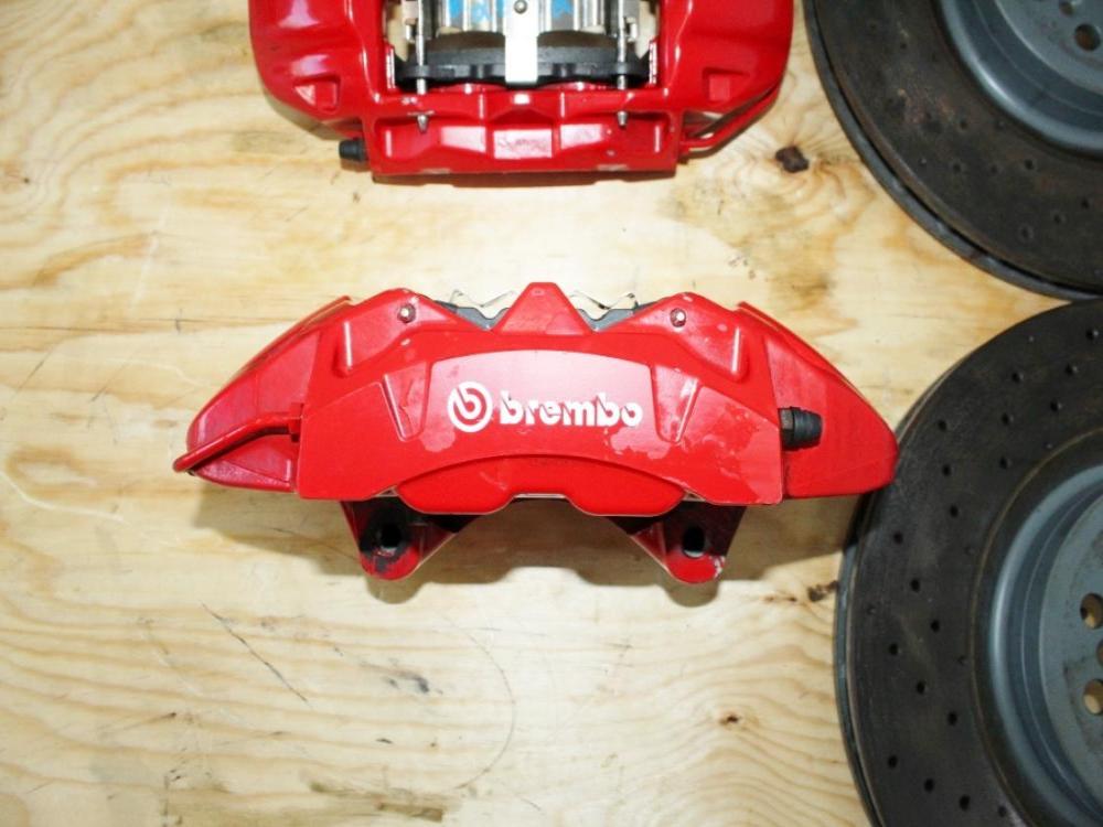 2017-2021 HONDA CIVIC TYPE R FK8 OEM FRONT BREMBO CALIPERS ROTORS BRAKES CTR: Image 8