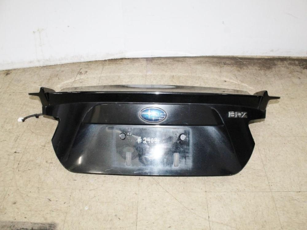 JDM 2013-2017 SUBARU BRZ OEM TRUNK DECK LID WITH OEM SPOILER WING: Image 1
