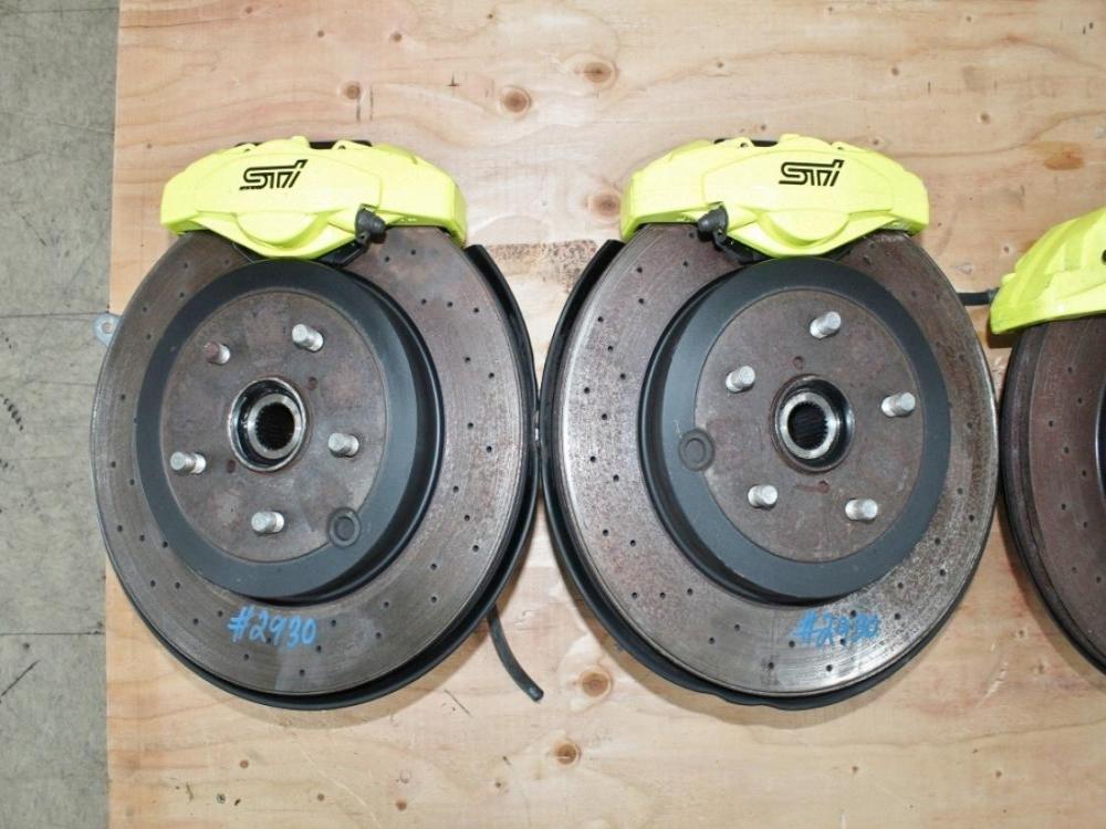 18-19-20-21 SUBARU WRX STI 6PISTON 2PISTON OEM BREMBO BRAKES CALIPERS SPINDLES: Image 20