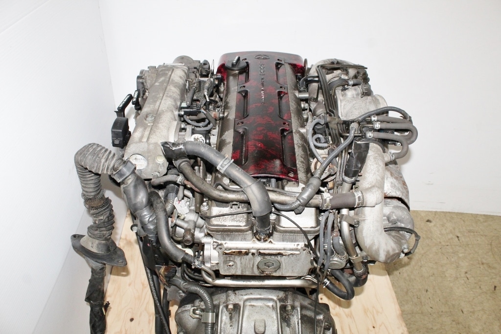 JDM 94-97 TOYOTA 2JZ-GTE ENGINE TWIN TURBO 3.0L NON VVTI SUPRA ARISTO MOTOR 2JZ: Image 4