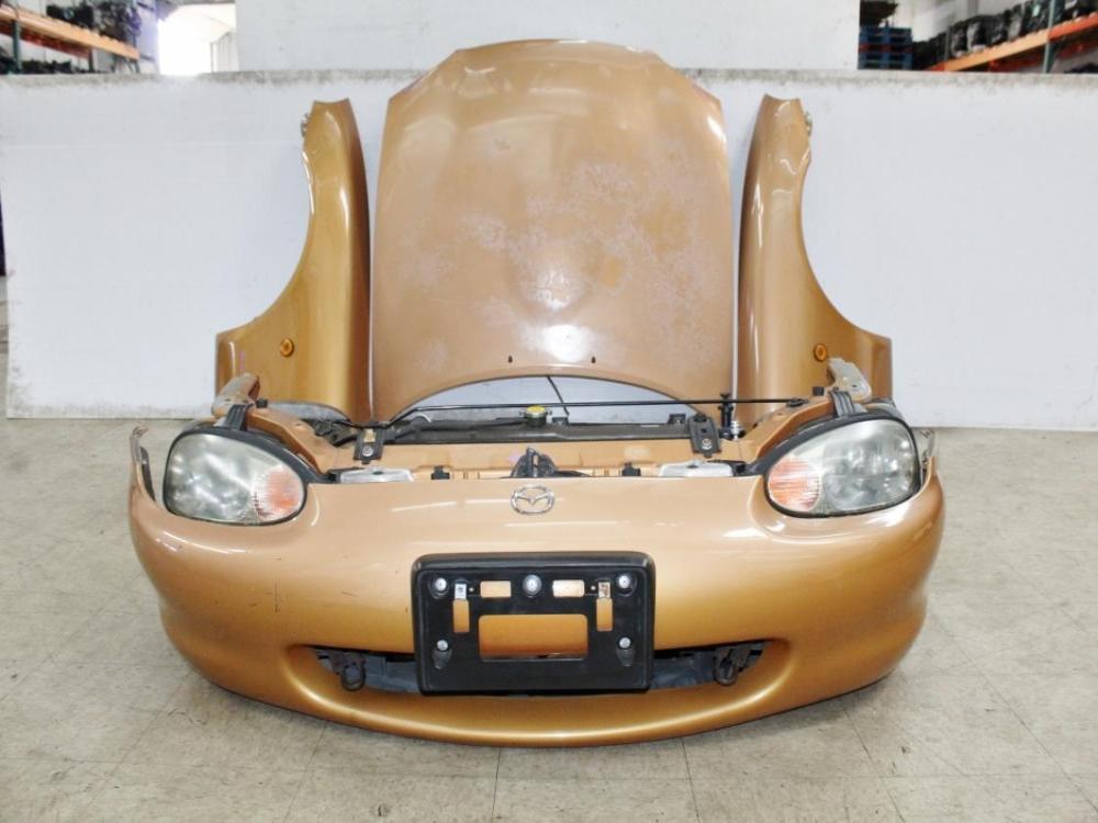 JDM Mazda Miata MX-5 NB Front End Hood Bumper Headlights Fenders Radiator Support: Image 2