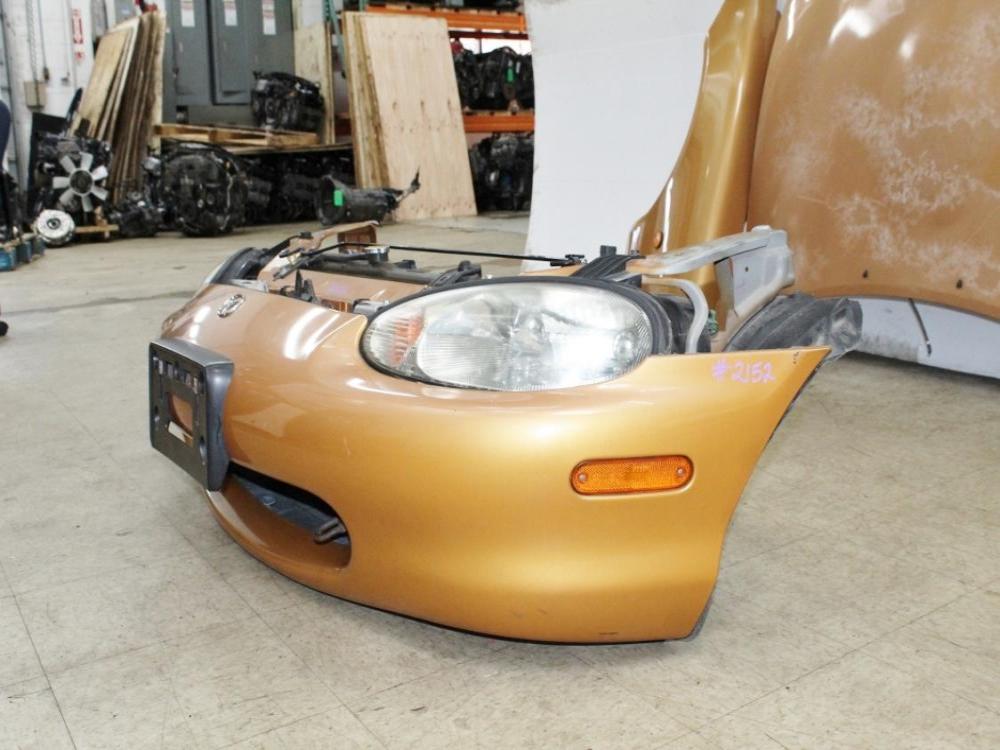 JDM Mazda Miata MX-5 NB Front End Hood Bumper Headlights Fenders Radiator Support: Image 6