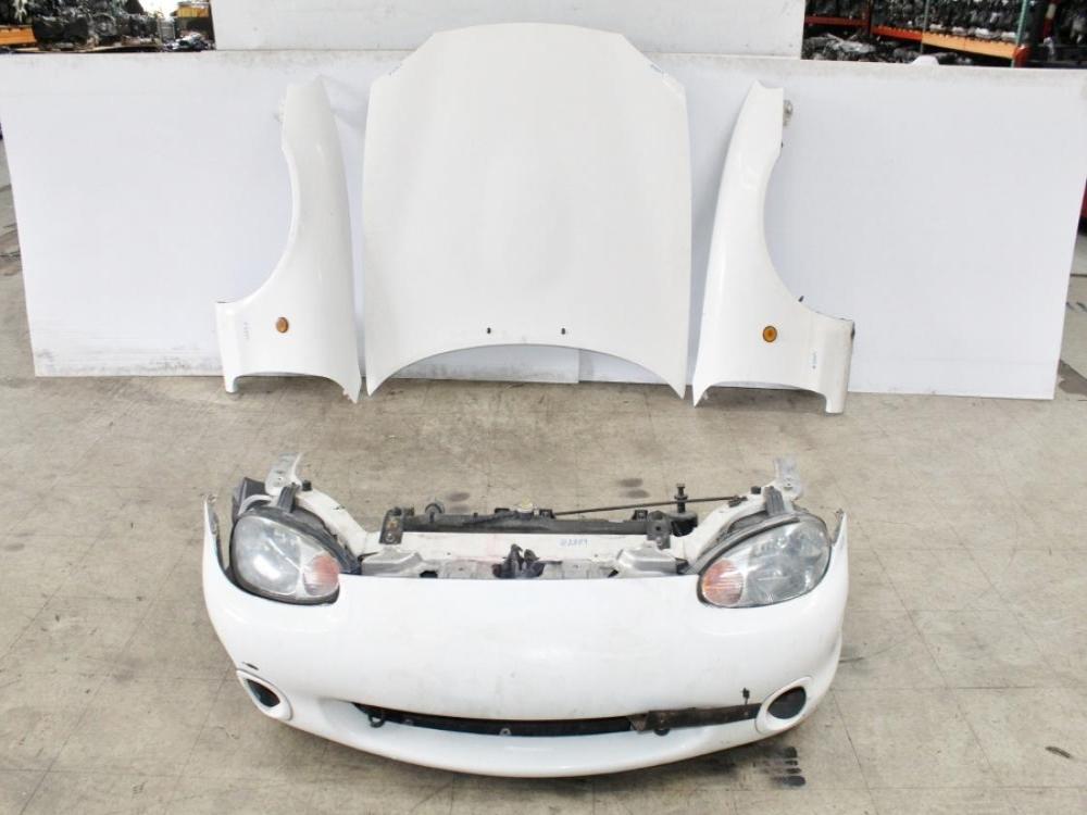 98 99 00 01 02 03 04 05 MAZDA MIATA NB COMPLETE FRONT END WHITE : Image 1