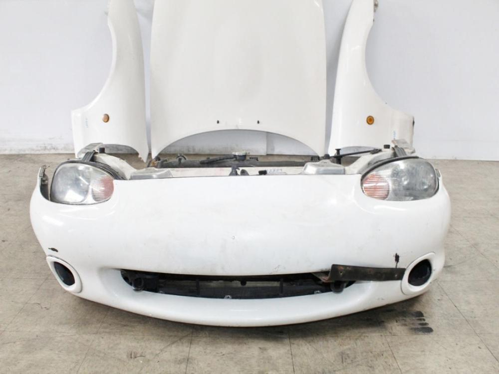 98 99 00 01 02 03 04 05 MAZDA MIATA NB COMPLETE FRONT END WHITE : Image 2