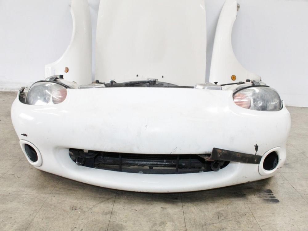 98 99 00 01 02 03 04 05 MAZDA MIATA NB COMPLETE FRONT END WHITE : Image 7