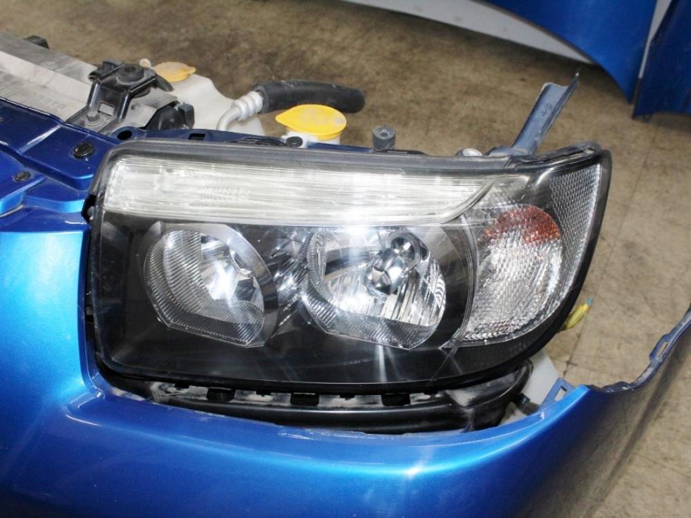 03-08 JDM Subaru Forester SG9 STI Front End Conversion Bumper Headlights Hood Fenders Core Support: Image 17